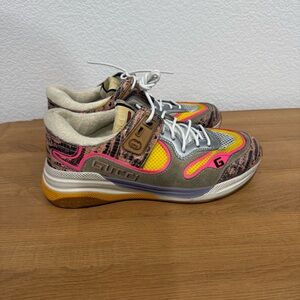 Gucci Ultrapace Lace Up Sneakers 36